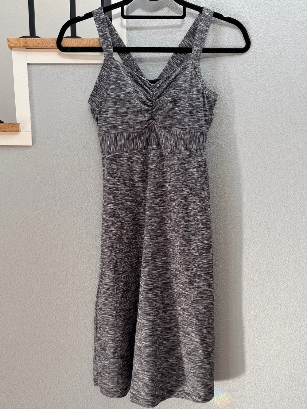prAna (Prana) Amaya Space Dye Athleisure Dress Gray Size XS